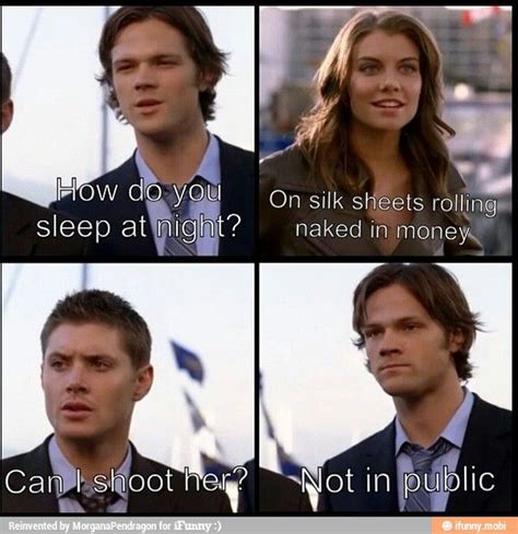 Pin By Frances Wentz On Superwholock Supernatural Funny