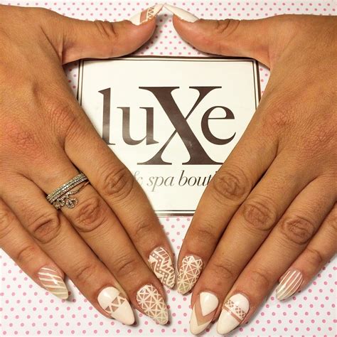 luxe nail spa boutique   nail salons mid wilshire