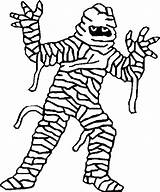 Mummy Mummies Coloring Pages Kids sketch template