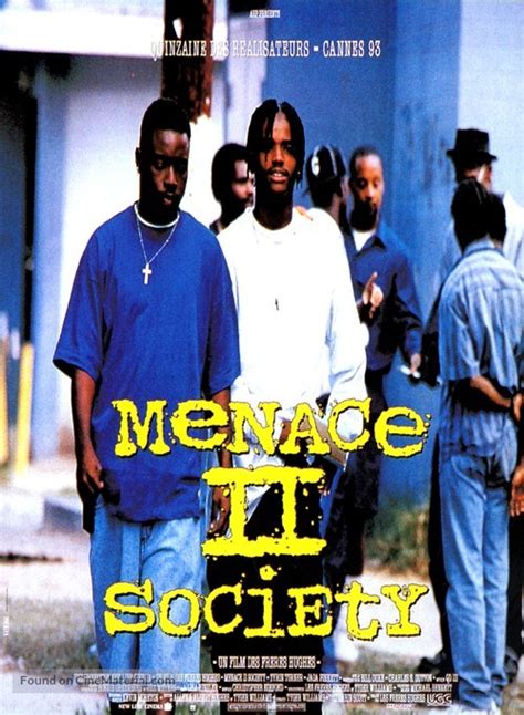 menace ii society  french  poster
