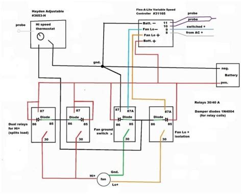 hampton bay  speed fan wiring diagram