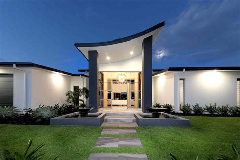 modern  story house  examples  single story modern houses