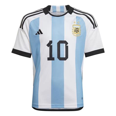 Adidas Argentina Messi Home Jersey Youth World Cup 2022