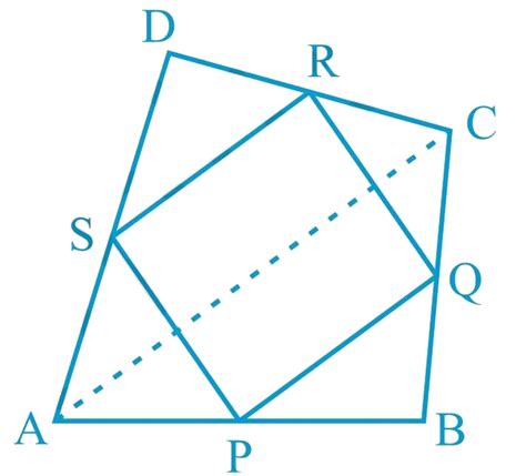 Abcd Is A Quadrilateral In Which P Q R And S Are Mid Points Of The