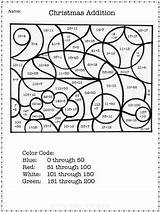 Math Christmas Coloring Pages Subject Grade sketch template