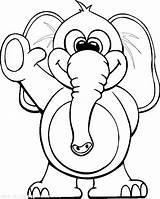 Elephant Piggie Coloringhome sketch template