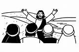 Sermon Mount Sermón Cristianas Missionbibleclass sketch template