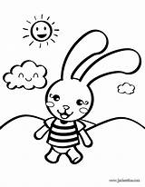 Lapin Rabbit Colorier sketch template