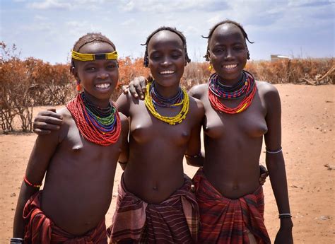 african village girls