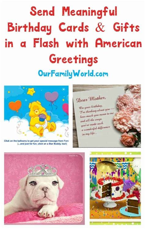 send meaningful birthday cards gifts   flash  american
