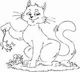Coloring Cat Mouse Caught Colouring Kids Pages Little Printables Printable sketch template
