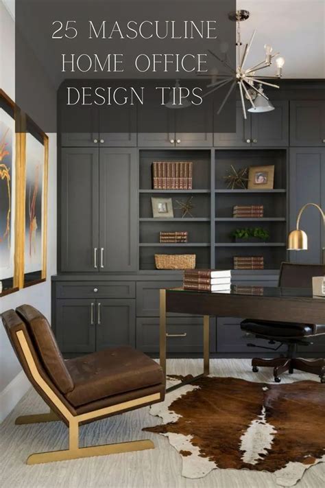 ultimate masculine home office ideas home office design home