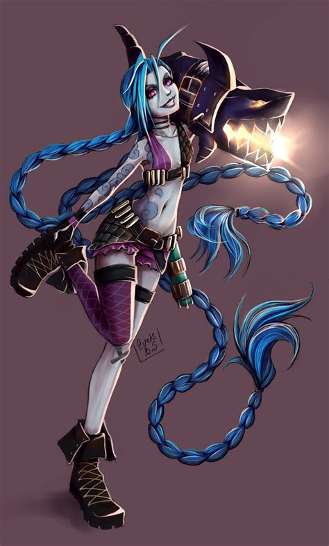 Jinx League Of Legends By Evrisbs On Deviantart