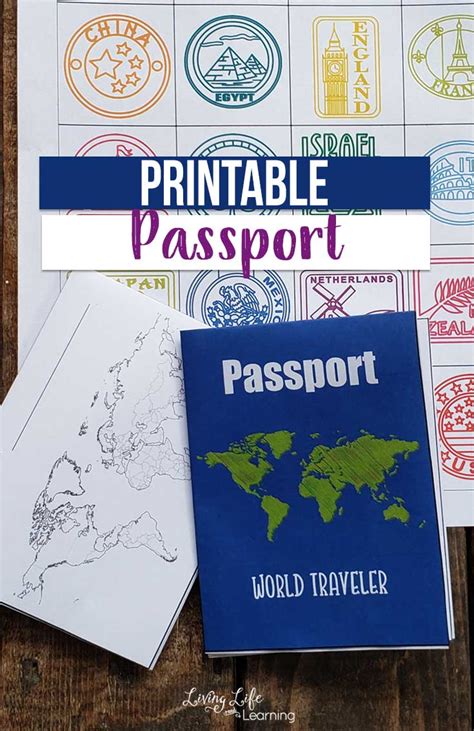 preschool passport printable