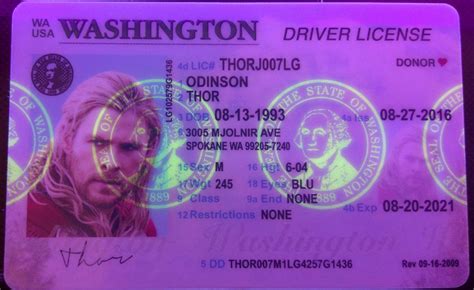 washington wa   drivers license id viking