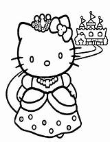 Kitty Mermaid Coloring Hello Pages Getcolorings Printable sketch template