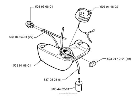 husqvarna  blower parts diagram