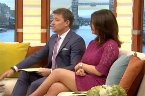 good morning britain susanna reid shows off legs in daring outfit