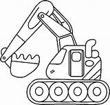 Coloring Pages Tractor Kids Bagger Ausmalbilder Baustellenfahrzeuge Baustelle Malvorlagen Malvorlage Ab Drawing Choose Board Gif Draw sketch template