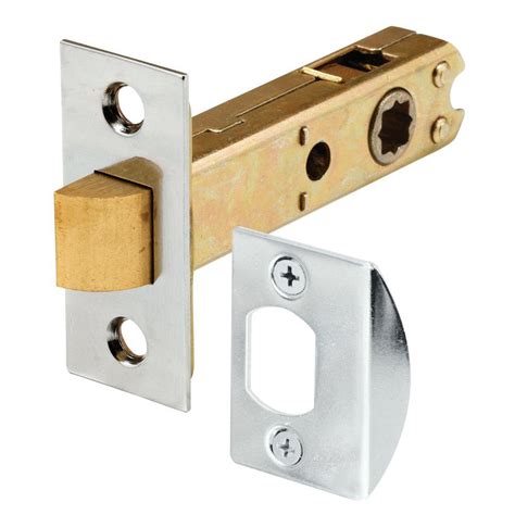prime  chrome plated mortise latch bolt  square drive    home depot