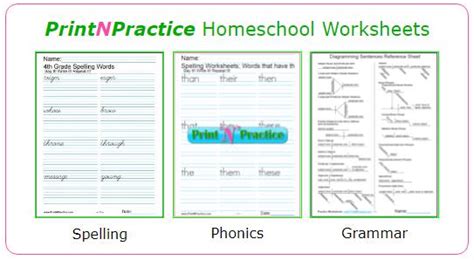 homeschool worksheets  interactive digital practice fun