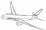 Flugzeug A380 Ausmalbilder Malvorlagen Flugzeuge Malvorlagan sketch template
