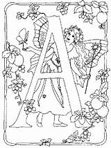 Fate Alfabeto Alphabet Fairies Fata sketch template