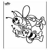 Maja Maia Abeja Biene Abelha Kleurplaten Allerlei Diversos Ausmalbilder Allerhand Faits Coloriages Temi sketch template