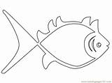 Aboriginal Fish Coloring Pages Coloringpages101 sketch template