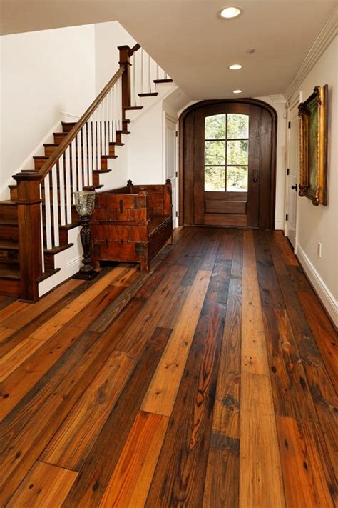 barn wood flooring diy home family style  art ideas