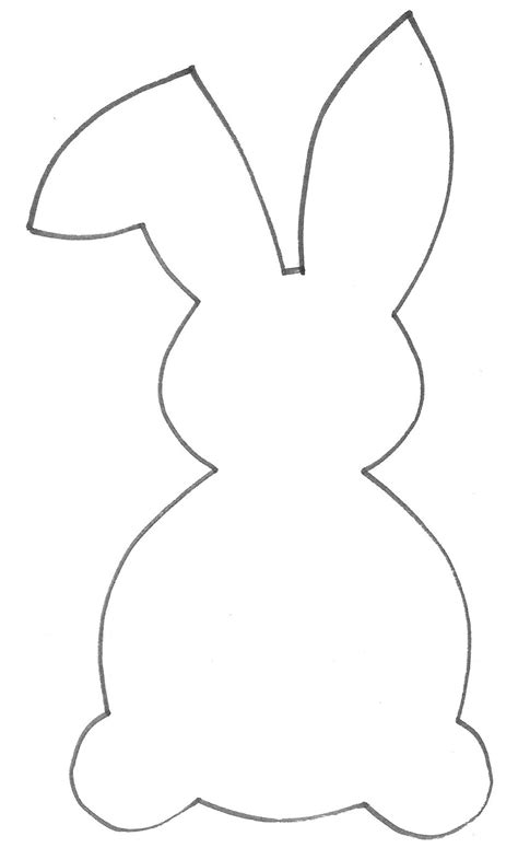bunny template  sewing