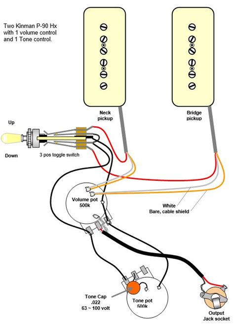 wiring diagram tele bridge  p neck lollar pickups  ultimate installation guide