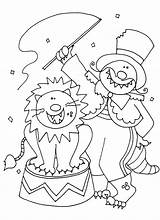 Pages Coloring Circus Lion Clown Killer Jeff Rodeo Beast Color Digi Stamps Dearie Dolls Taming Getcolorings Tamer Fine Unknown Posted sketch template