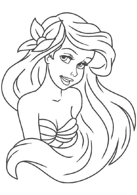 ariel coloring pages coloring pages