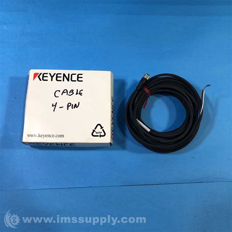 keyence op  connector cable  straight   pvc ims supply
