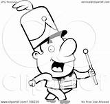 Conductor Cartoon Wand Marching Clipart Cory Thoman Outlined Coloring Vector 2021 sketch template