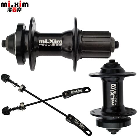 mixim quick release bike hub   holes mountain mtb front rear hub gold bicycle parts disc