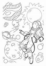 Astronaut Galaxy Astronaute Espacio Space Astronauta Colorare Disegni Adulti Inclassables Inclasificable Coloriages Galaxie Justcolor Weltraum Adultos Apesanteur Malbuch Erwachsene Difficiles sketch template