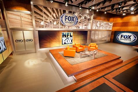 fox sports studio  set design gallery