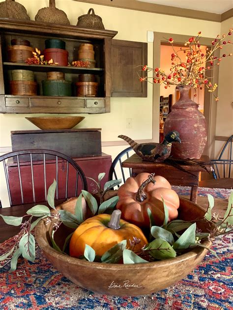 pin  gail reeder  fall   home sweet home rustic table decor