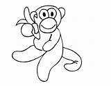 Monkey Banana Coloring Face Clipart Cliparts Colouring Pages Clip Hanging Faces Line Le Library Clipartbest Misc Rage Meme Animal Popular sketch template