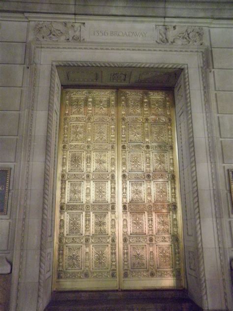 gold  broadway entry gates entry doors architecture