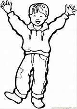 Boy Little Coloring Pages Printable Color Happy Gender Online Peoples sketch template