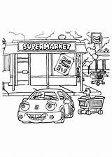Supermercado sketch template