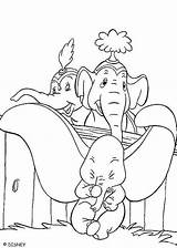 Dumbo Azcoloring sketch template