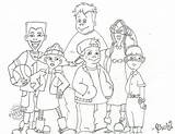 Recess Drawing Gang Getdrawings sketch template