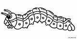 Caterpillar Raupe Kostenlos Catepillar Ausmalbild Ausdrucken Cool2bkids Monarch Nimmersatt Malvorlagen Sketch sketch template