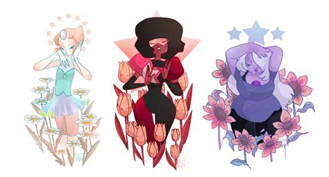garnet pearl and amethyst ♥ steven universe is one of my favourite shows ever credit miss