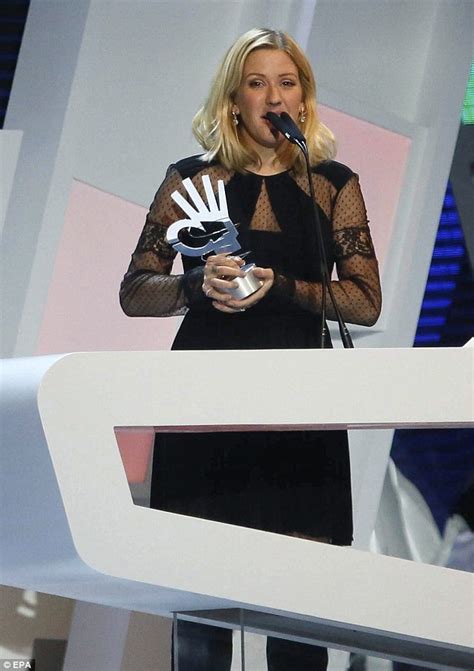 ellie goulding wins 2 at the principales gala awards in madrid daily