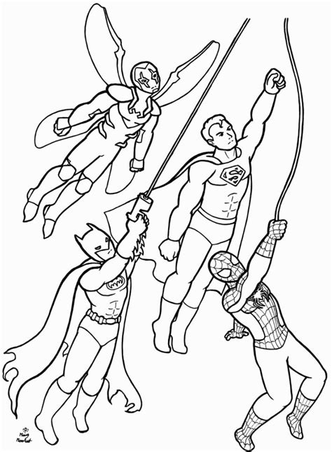 dc super heroes coloring pages superhero coloring pages superhero